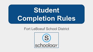 Student Completion Rules