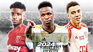 Vinicius JR, Mohammed Kudus, Jamal Musiala Skills Top 10 Dribblers 2024 | 4K Ultra HD