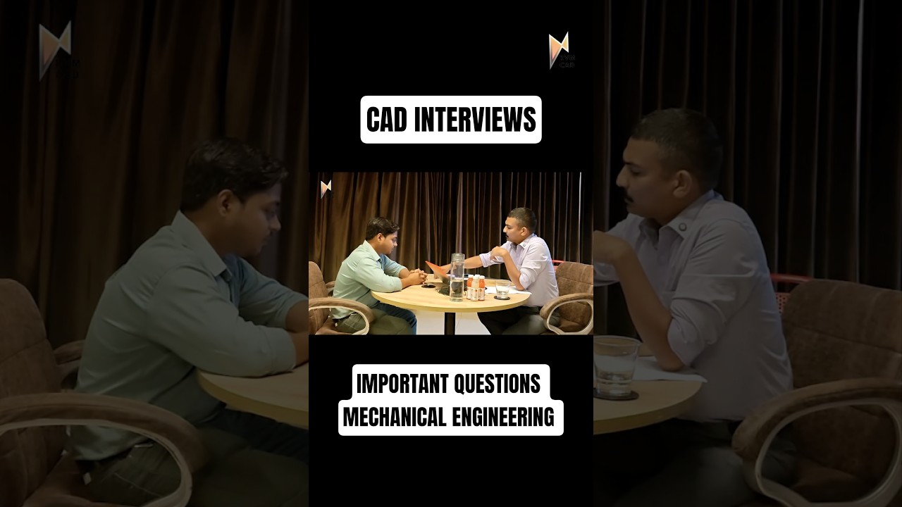 Important CAD Interview Questions | RVM CAD - Live Campus Interviews for Mechanical Engineers