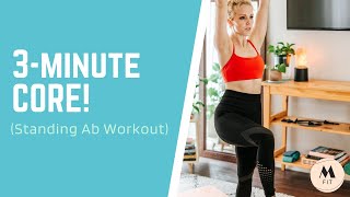 3-Minute Standing Abs Workout