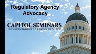 Regulatory Agency Advocacy Introduction