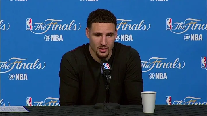 Klay Thompson on Dirty Play by Timofey Mozgov  Warriors vs Cavaliers  Game 3  2016 NBA Finals