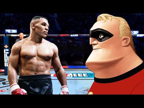 MIKE TYSON vs. Super Bob Parr😮😱🥊 (EA Sports UFC 4)