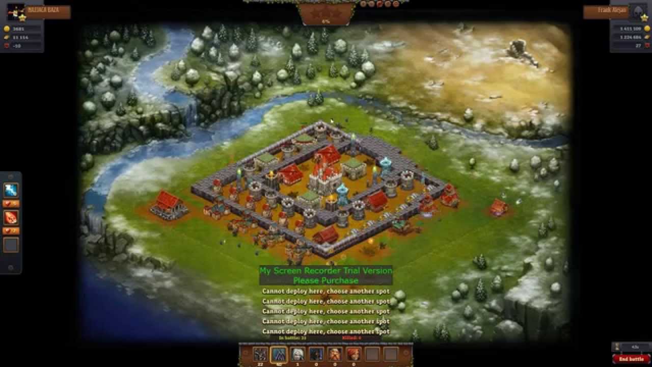 How to beat level 50 on Throne Rush 2015 ( Trolls & Elves )