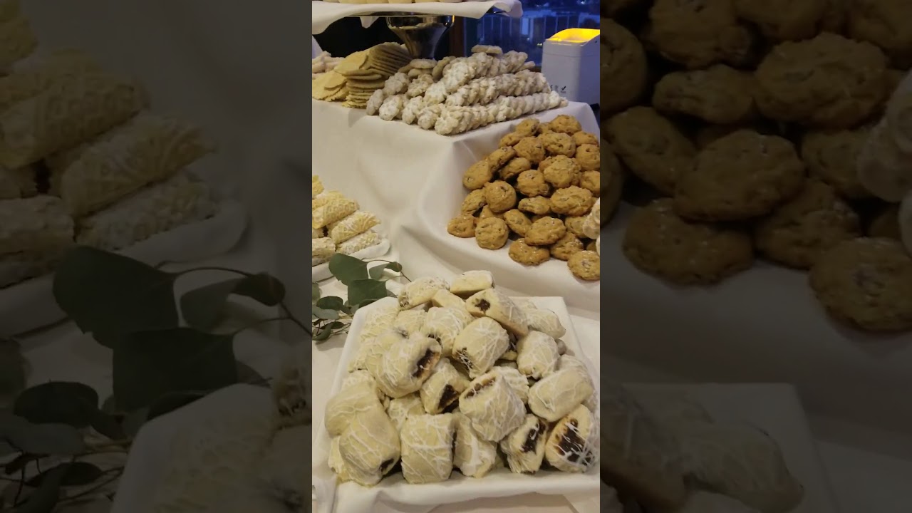 Carmen and David's Wedding Cookie Table!