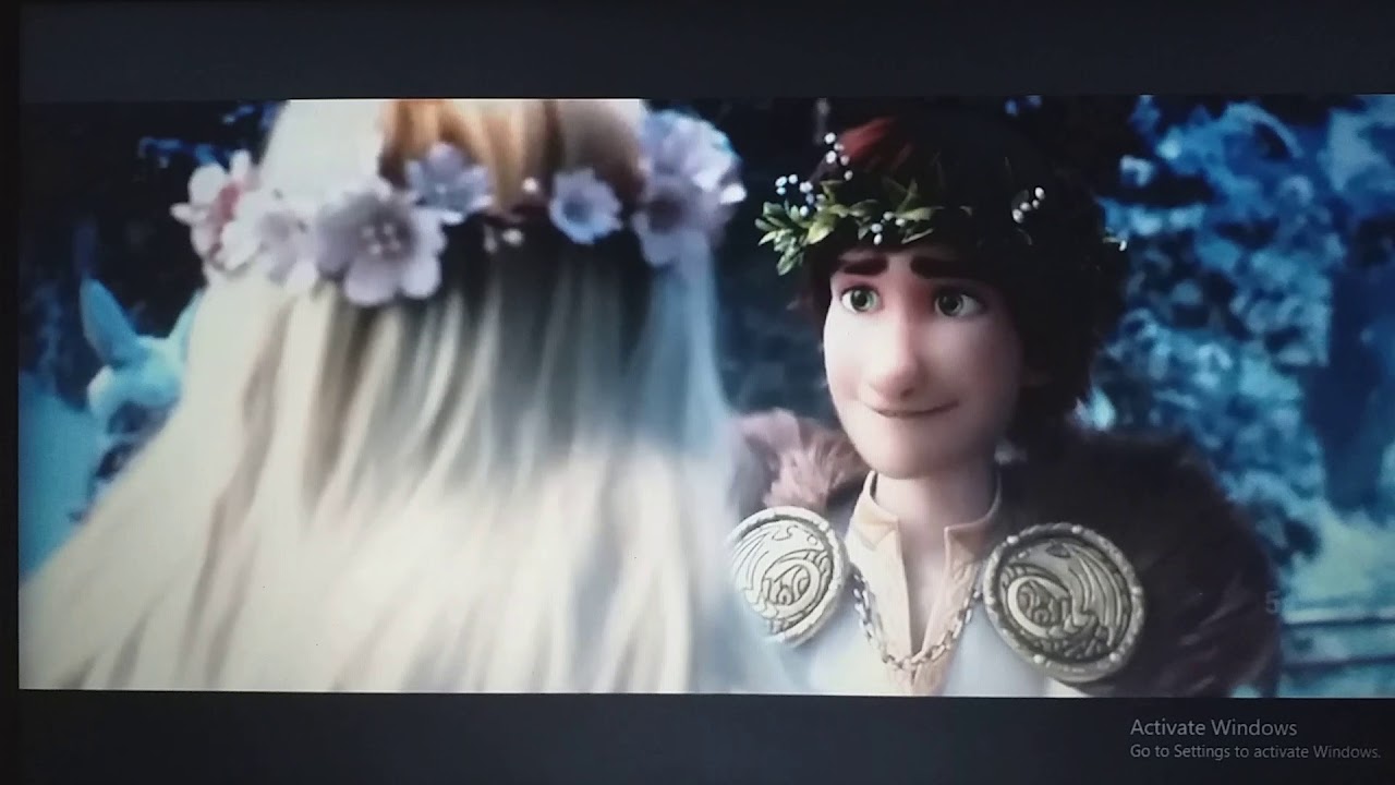 How to train your dragon 3 marriage scene YouTube