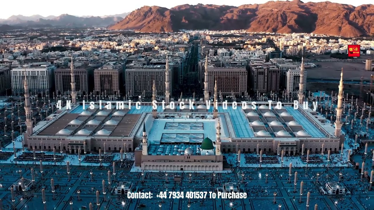 Beautiful Madina 4K Stock Footage 107 | Available To Purchase | Royalty-Free Islamic Stock Videos