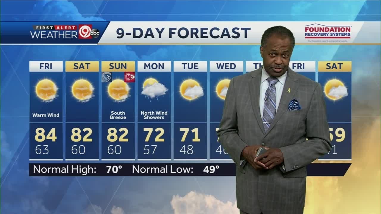 Breezy, warm Friday ahead - YouTube