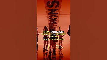Rating Babymonster “Batter up” in different categories #fypシ゚viral#kpop#viral#kpop #babymonster