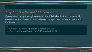 Solving the Background Image not Rendering Issue in ReactJS with Tailwind CSS