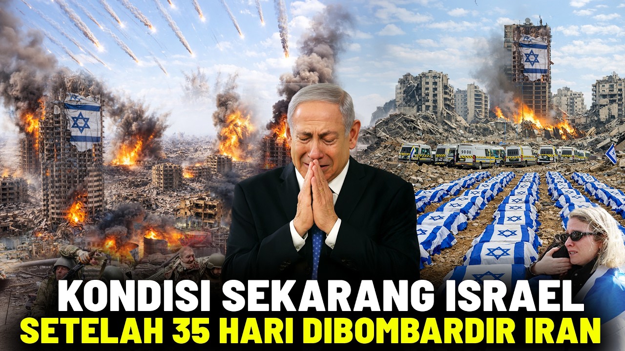 Ribuan Warga Dimakamkan Dalam Sehari? Begini Kondisi Terkini Israel Setelah 35 Hari Digempur Iran