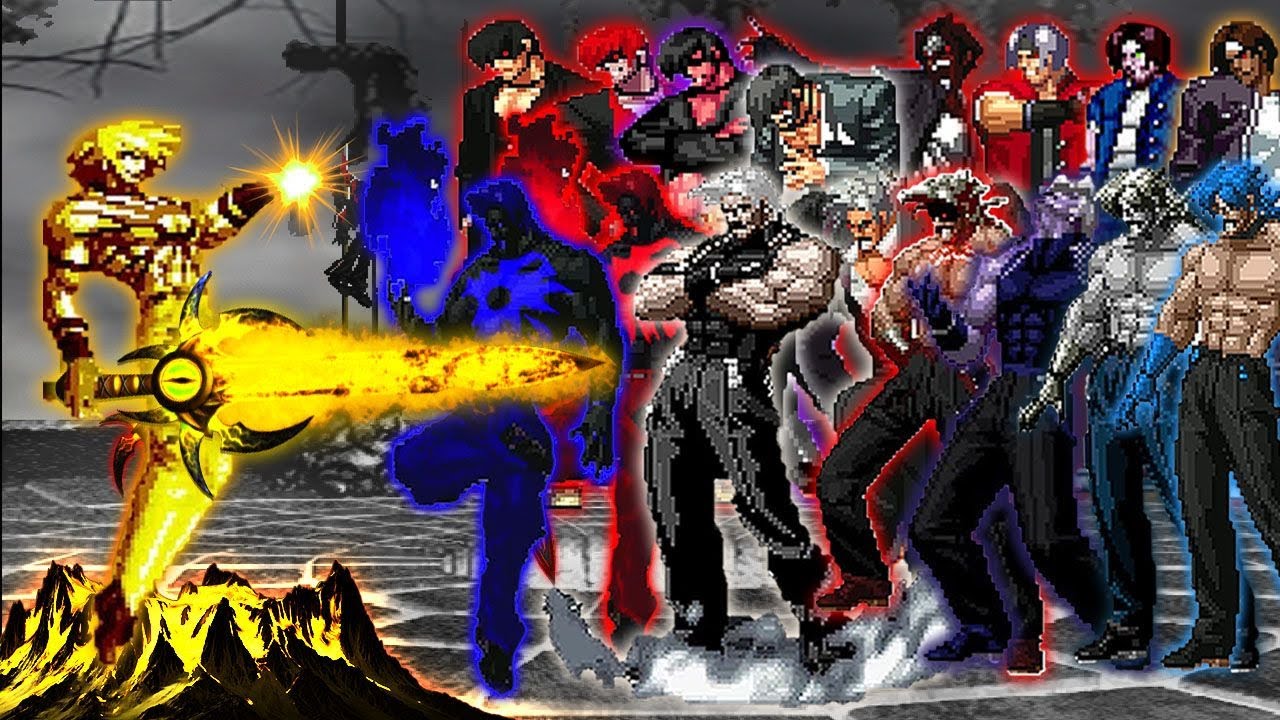 [KOF Mugen] Phoenix Orochi Vs Bosses Rugal, Orochi Kusanagi, Iori ...