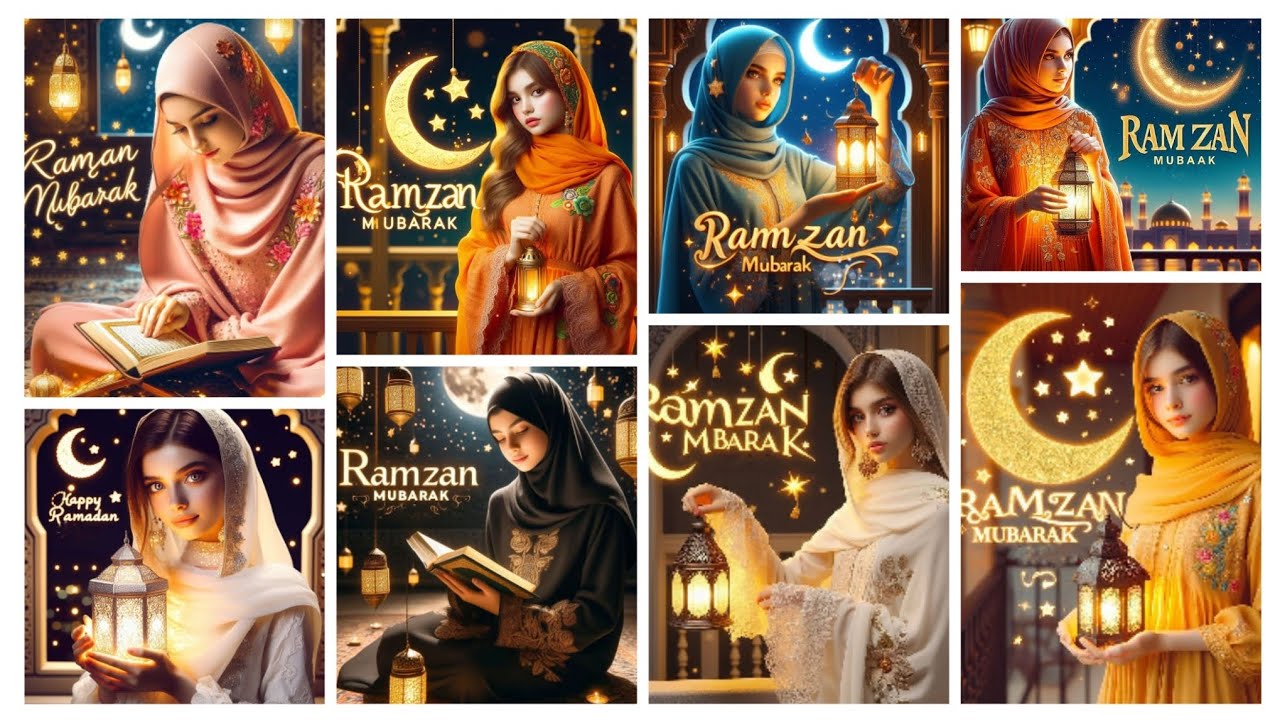 Girls Ramadan Kareem 2026 special DPS ❤️ | Cartoon dp | Islamic WhatsApp pic | 