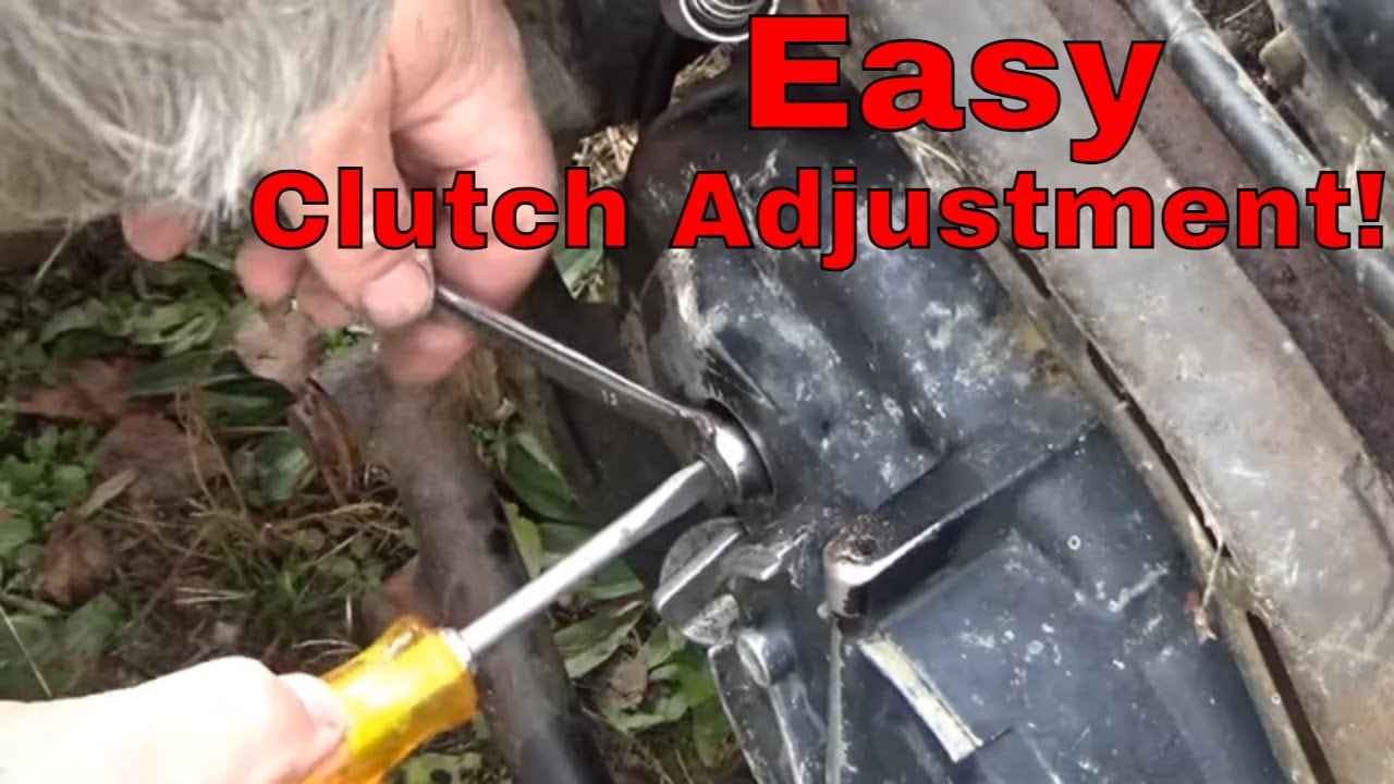 Тугое переключение передач, стук передач Honda TRX200SX, как отрегулировать сцепление.