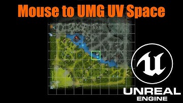 Mouse Position to UMG UV Space in UE4/UE5. Free Download