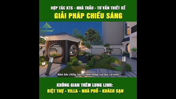 Fawookidi giới thiệu giải pháp chiếu sáng sân vườn cho biệt thự, villa mới nhất 2023