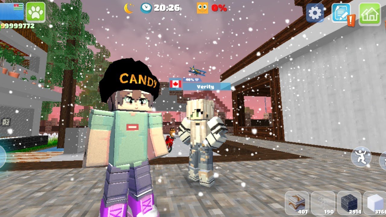 Yooo kali ini pengisi suara nya sudah bangun 😅🤣🤣 school party.#gameplay #building #minicraft 