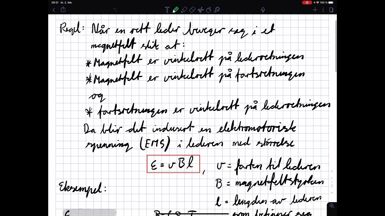 FY2: 7B Indusert spenning