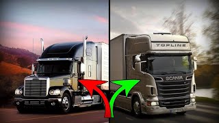Почему у американских грузовиков есть капот, а у европейских нет