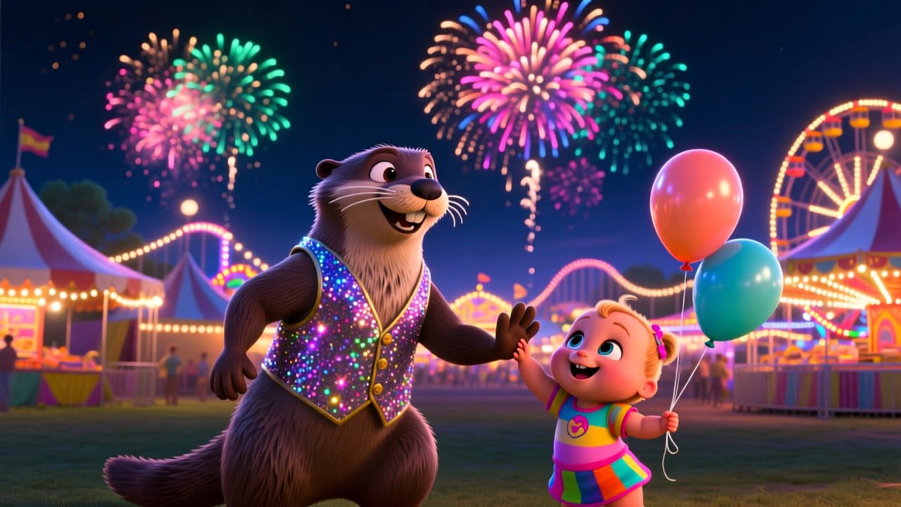 Otter Juggles at the Fair 🦦🎪 Fun Circus Learning Song for Kids | Playtime & Imagination Rhyme