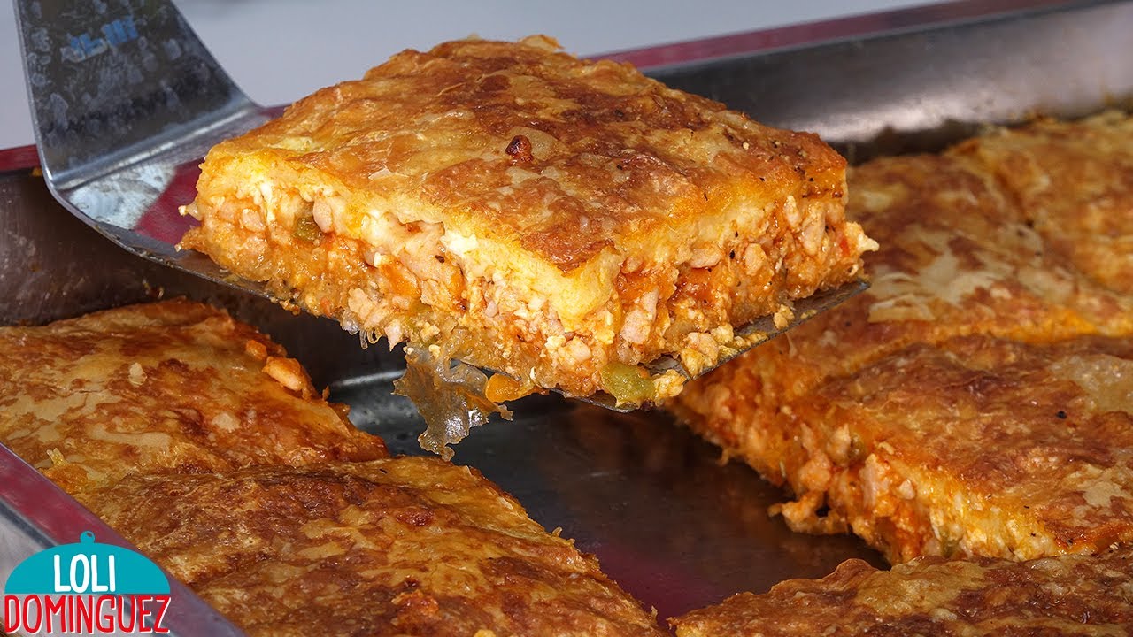 EMPANADA DE POLLO CON MASA FILO, RECETA FÁCIL Y DELICIOSA - Loli Domínguez - Recetas - Tutorial