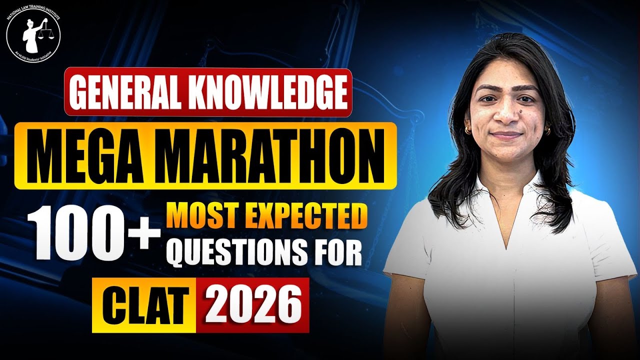 CLAT 2026 CURRENT AFFAIRS ONE SHOT MARATHON | PART 2 | 1 YEAR CA | 100 ...