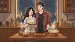 Rainy Night Cooking for Him 🌧🍲❤️ | A Love That Waits in Warm Silence