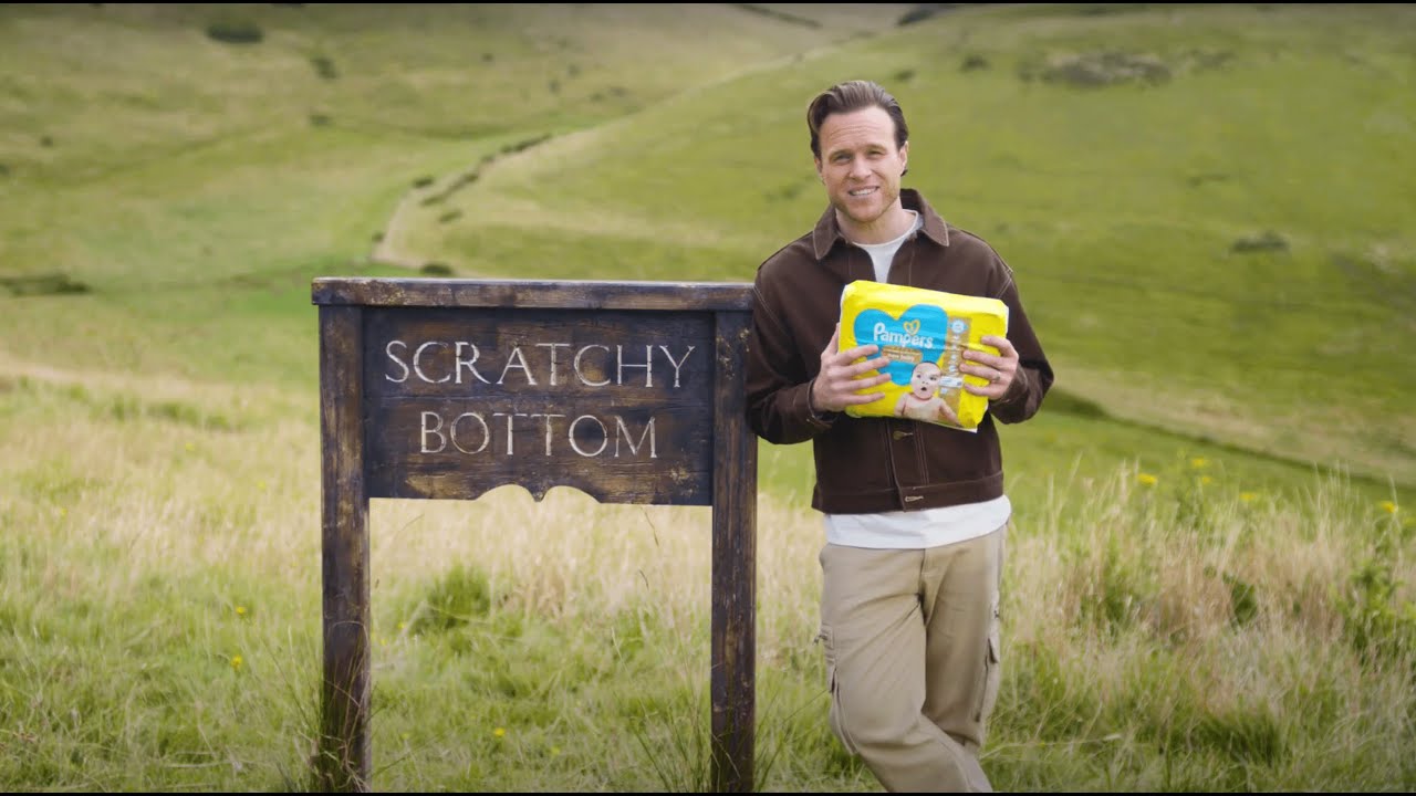 Pampers Premium Protection - The Only Scratchy Bottom in Britain with Olly Murs