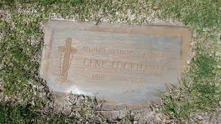 Actor Gene Lockhart Grave Holy Cross Cemetery Culver City LA California USA March 29, 2021
