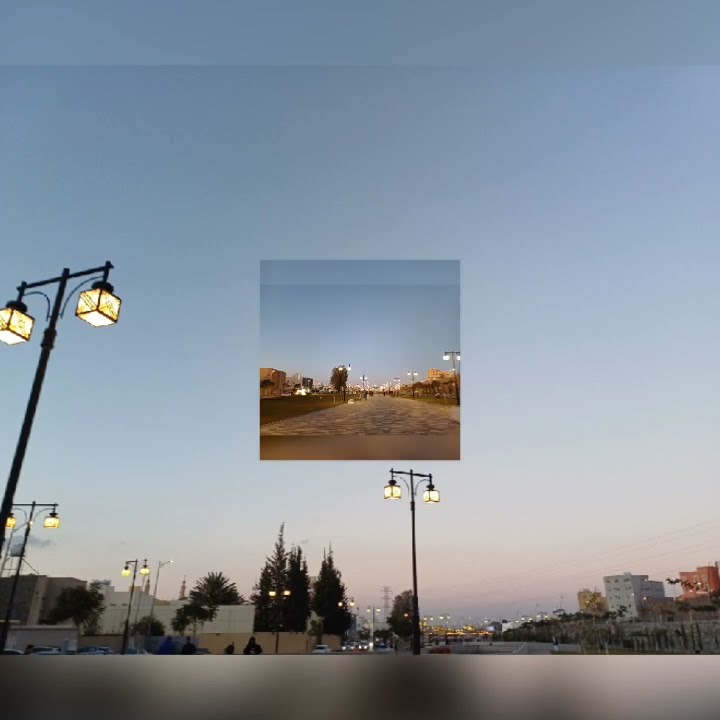 Nice evening view at abha mojave park ucan walk for a while over there ...