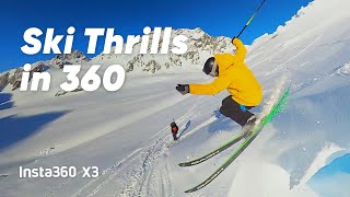Insta360 X3 - Skiing the Glaciers of New Zealand