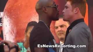 Floyd Mayweather vs. Canelo Alvarez Face-off