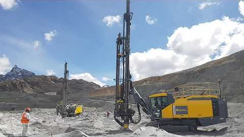 SmartROC D65 mk2 drilling in copper mine at 5000 meters above sea level