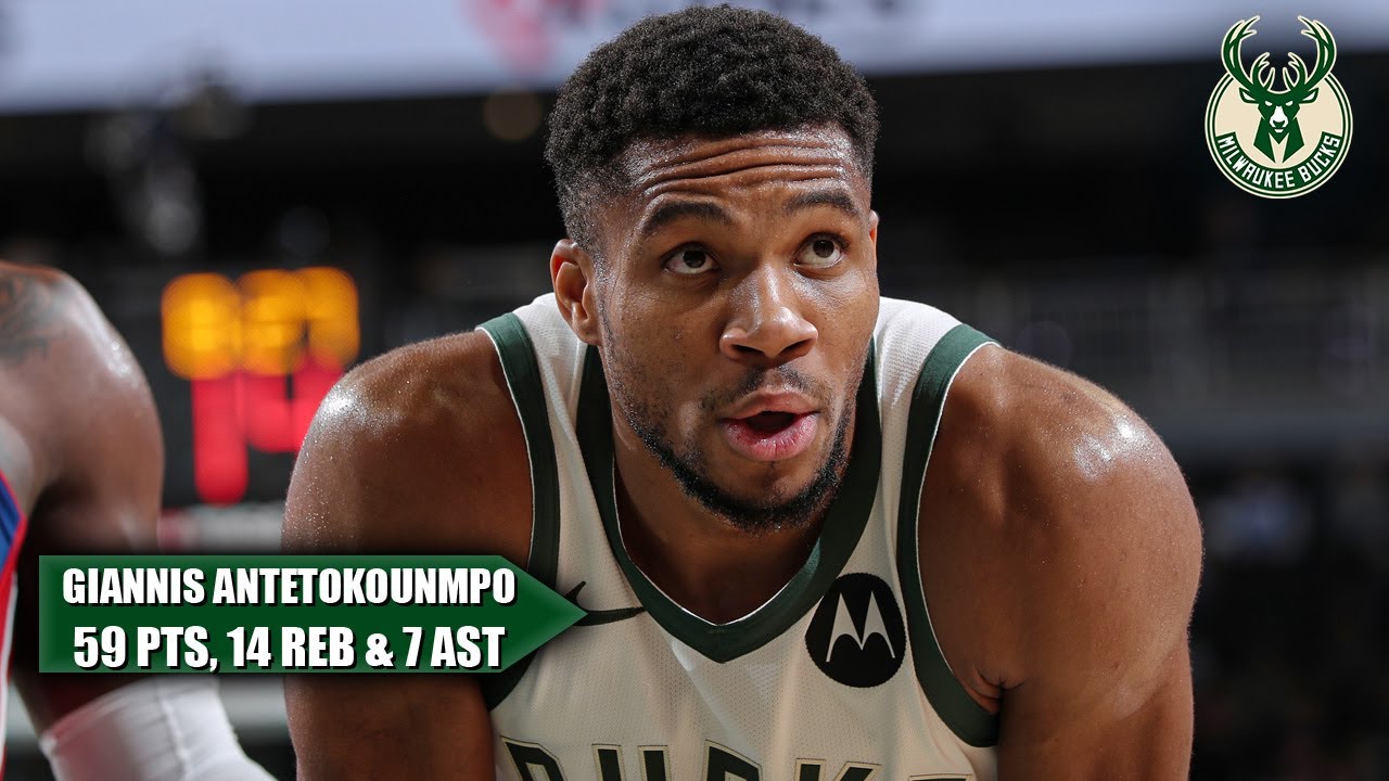 Giannis Antetokounmpo ERUPTS for 59 PTS in Bucks' OT win vs