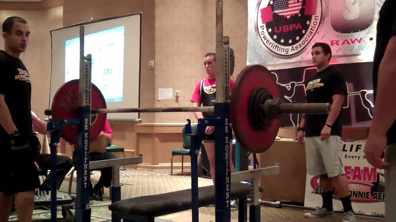 Cameron  Willis  Uspa Nationals 198 weight class 891 total 9