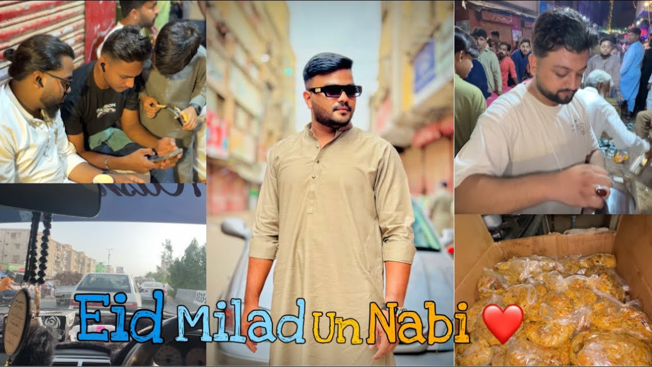 EID MILAD-UN-NABI MUBARAK ❤️ || BOHAT SARA LANGAR KARA 😍|BOHAT RUSH THA ROADS PAR 😩#eidmiladunnabi 