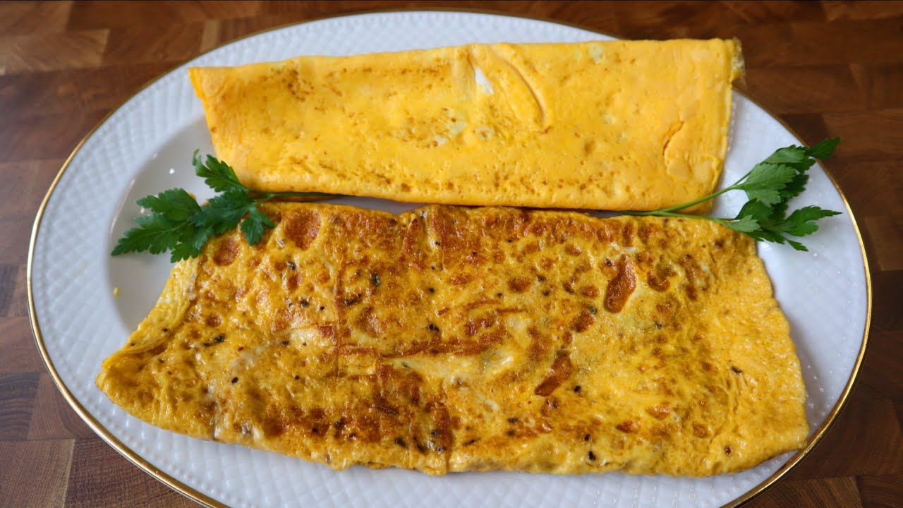 OMELETE SIMPLES E RECHEADO