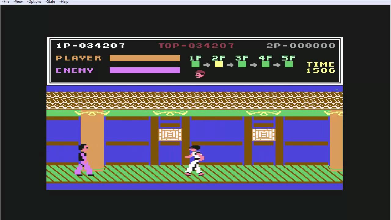 Jeu Kung Fu Master Sur Commodore 64 - Édition Boîte, Très Bon état