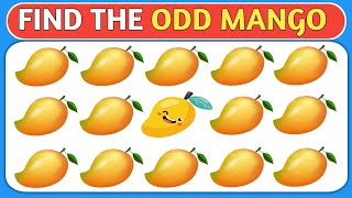 Find the ODD Emoji 😜 out | Test Your Eyes 👀 |Spot the Difference |