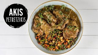 Pork Chops in White Wine Sauce | Akis Petretzikis