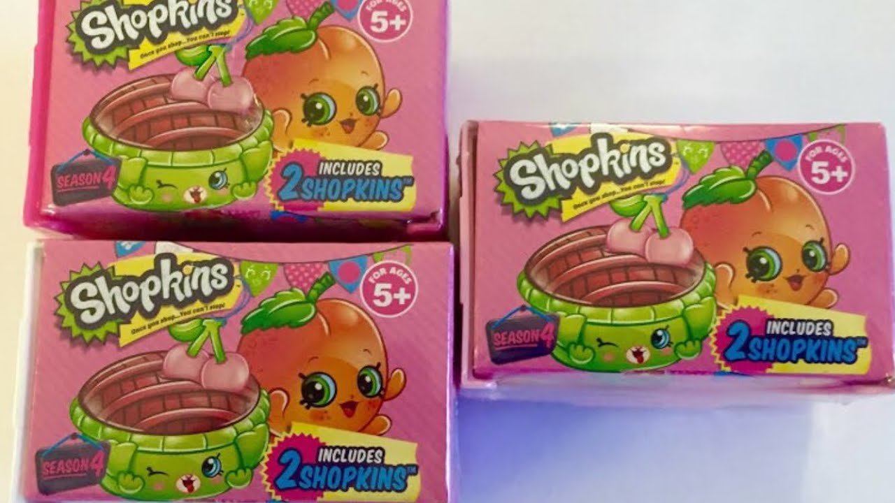 Shopkins Season 4 Crates Baskets with Ultra Rare Finds