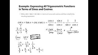 Video for Section 5 1   Trigonometric Identities