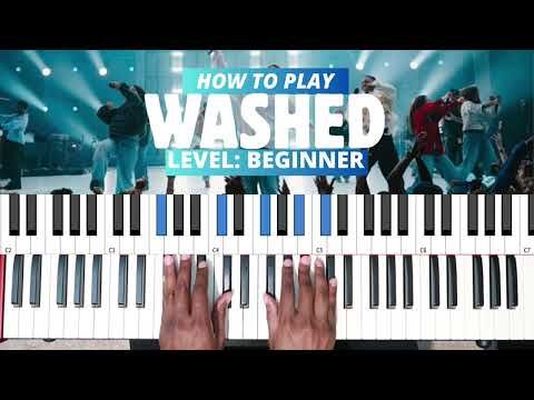 How to play 'WASHED' | Beginner Piano Tutorial