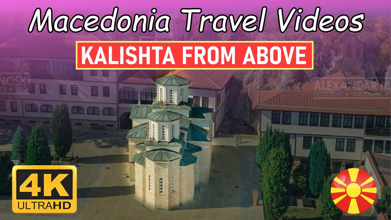 4K | Kalishta From Above | Drone video Struga Macedonia | 2025