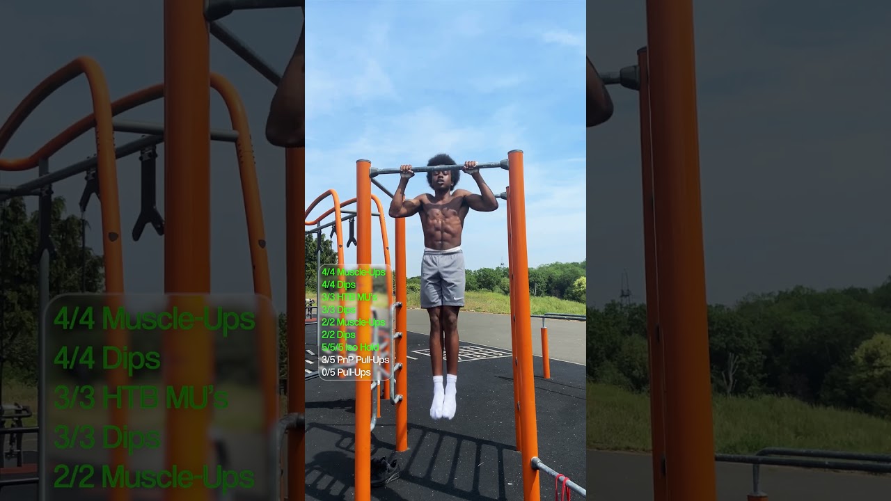 THE SIDE EFFECT OF WEIGHTED MUSCLE UPS 💪 #calisthenics #muscleup #endurance
