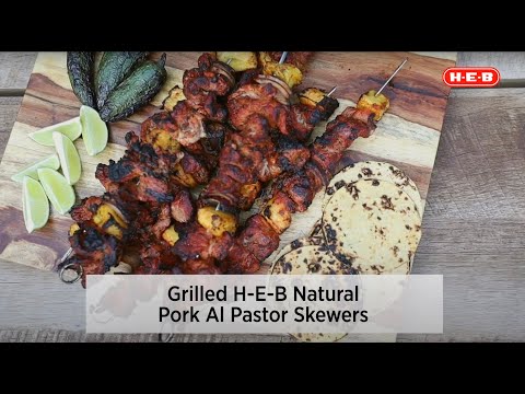 Charcoal-Grilled Al Pastor Skewers Recipe