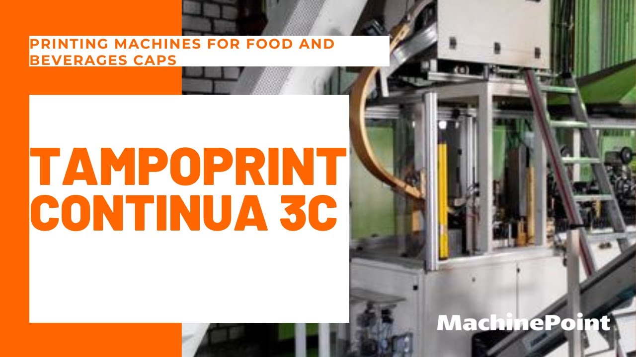 TAMPOPRINT CONTINUA 3C Printing machines for food and beverages caps | TAMPOPRINT Machines