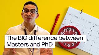 The BIG difference between Masters and PhD