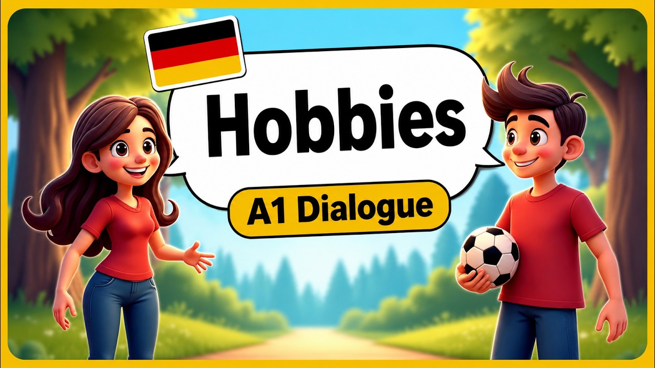 A1 German Dialogue #3 – Was machst du in deiner Freizeit? | Talking ...