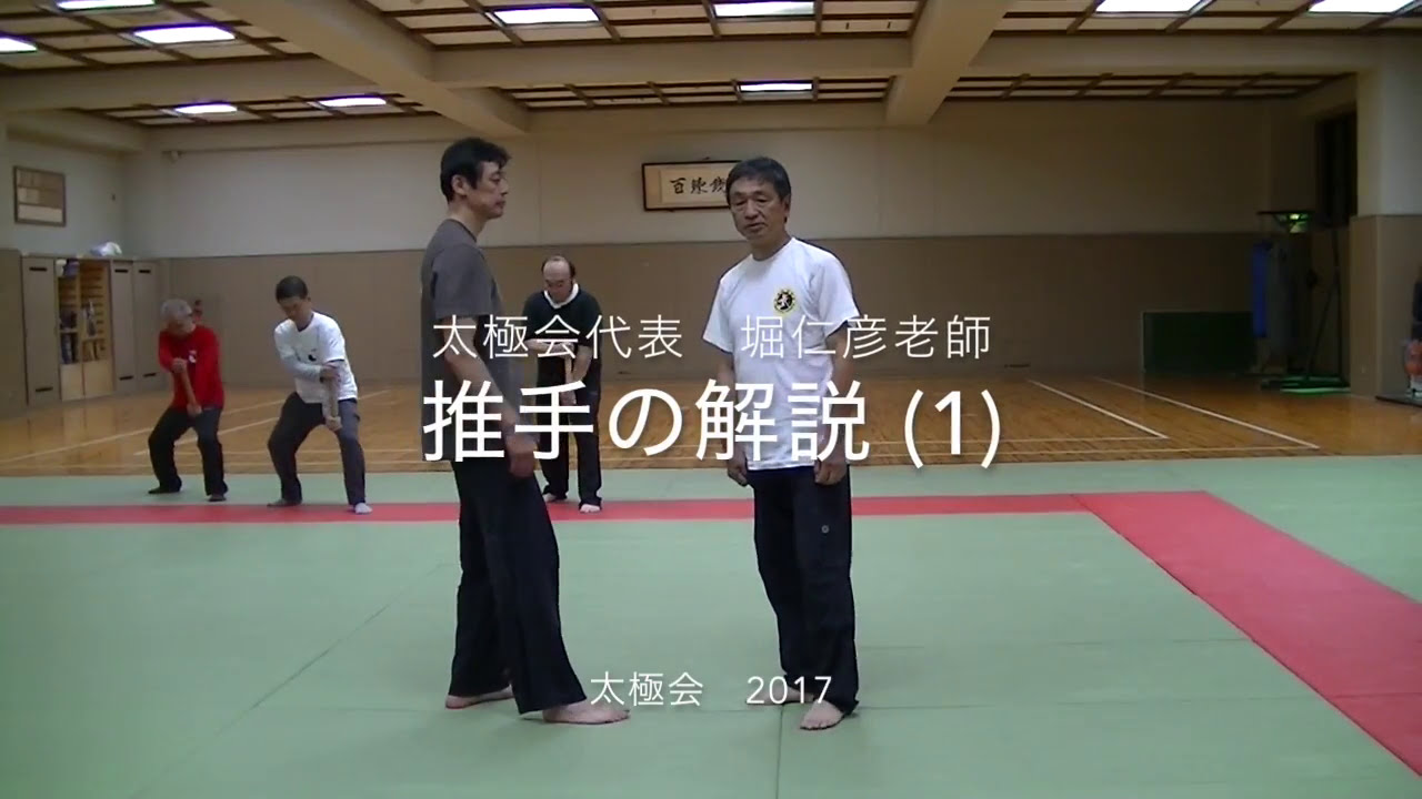 本場の太極拳　推手の解説2017 (1)